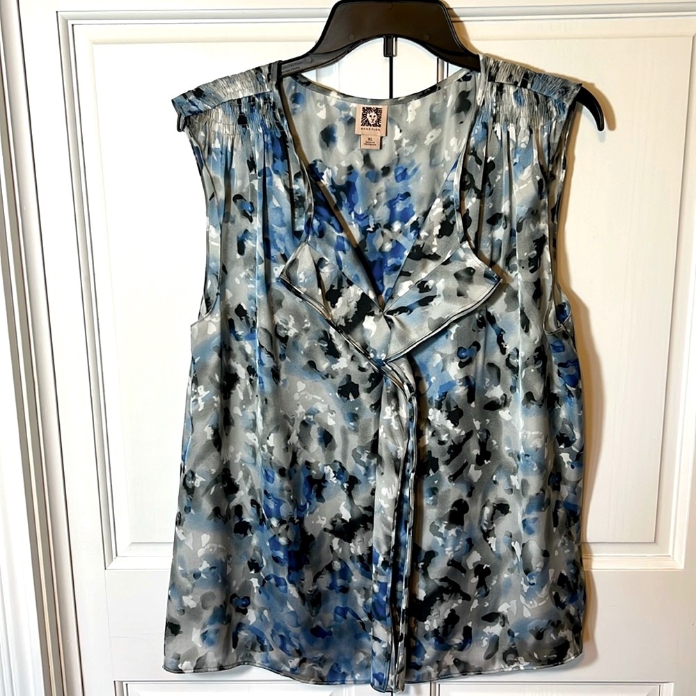 Anne Klein women’s XL sleeveless print top